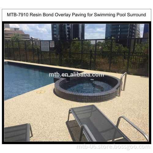 Epoxy Porous Paving for Swimming Pool Surround